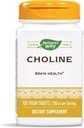 Nature's Way Choline, 500 mg por porción, 100 Tablets (Pack of 2)