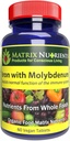 Hierro con Molibdeno - Soporte inmunitario y estrés, ANTIOXIDANT Health, Assists with Cellular Growth - 100% Organic - Vegan Tablets (60ct)