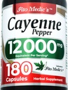 FITO MEDIC'S Lab | Cayenne Pepper Capsules Organic | Cayenne Pepper Extract | 600 mg 20:1 per 3-Capsule Serving | 180 Capsules