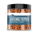 Elementos terrestres Cayenne Pepper 200 Capsules, Puro ' Undiluted, No Additives