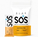 SOS Hydration Electrolyte Powder Drink Mix ← 24 Servings ← Vitaminas Esenciales Bajo Sugar Keto-Friendly ← Mango