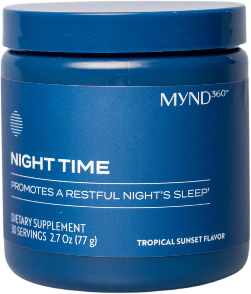 Nu Skin MYND360 Noche Tiempo de sueño Ayuda para dormir Silencioso Magnesium & Melatonin Suplemento para dormir  Magnesium Citrate Powder