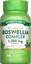La verdad de la naturaleza Complejo Boswellia TENIDO 1200mg ANTE 60 Capsules TENIDO CON BioPerine TENIDO NO Gluten Suplemento gratuito
