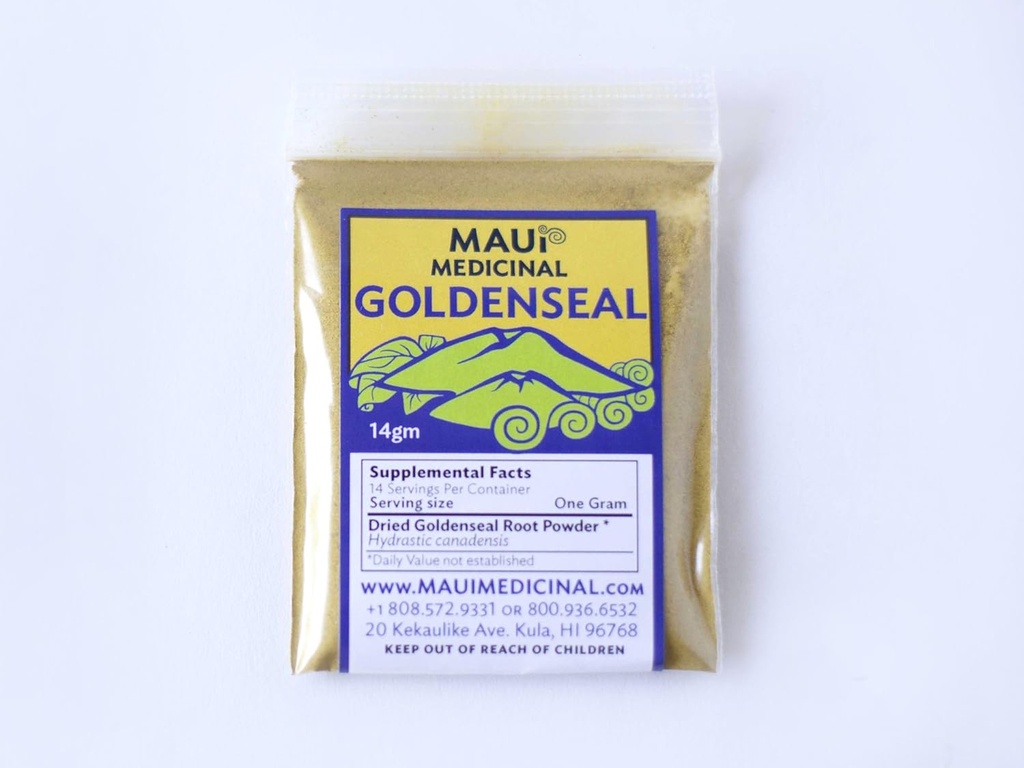 Goldenseal Root Powder **USA Grown & Packaged** 14 gm = 1/2 Ounce