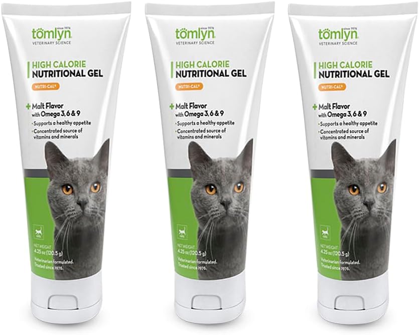 Nutri-cal para Cats High Calorie Suplemento dietético, 4.25-ounce Tube (Pack of 3)