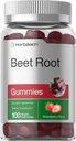Horbäach Beet Root Gummies ← 6000mg Silencio 100 Cuenta ← Vegan, Non-GMO, y Gluten Free Formula ← Strawberry Flavor