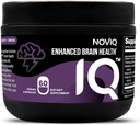 IQ - 11-en-1 Suplemento Nootropic Brain: Apoyos Memoria & Cognition - Bioactive B-Complex w/ 5-MTHF, L-Theanine, L-Tyrosine, Bacopa, Ginkgo, Huperzine - Vegan, Non-GMO, Caffeine Free - 60 Con