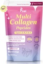 Péptidos multi colágeno de combustible Polvo – 20g Collagen hidrolizado I, II, III, V &amp; X para el cabello, piel, uñas &amp; soporte conjunto – mejor absorción – Keto & Gluten libre, desarmado 9.31oz