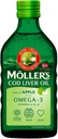 Moller's Fish Oil Norwegian Natural Flavour - Suplemento dietético, 8.45 fl oz (Lemon, Apple, Fruit, Natural Flavours) (250 ml, Unflavored (Natural))