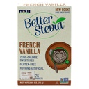 AHORA Foods, BetterStevia French Vanilla Granulated Packets Zero-Calorie Sweetener, Keto Friendly, Apto para Diabéticos, No Erythritol 75 Cuenta