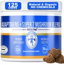 MediiPet 7 Mushrooms Immune Chews - Mushroom Supplement for Dog - Buddy Guard for Dogs Lumps &amp; Bumps - Reishi, Shiitake, Maitake, Turquía Tail - Promote Wellness, Fight Oxidative Stress, Healthy Aging