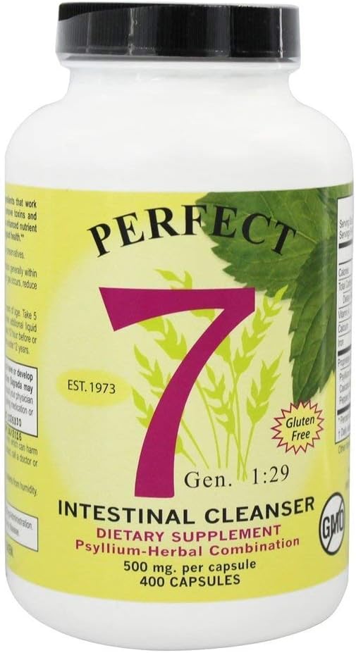 PERFECTO 7 PSYLLIUM-HERBAL COMBO CAP, 400 CAP