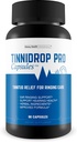 Tinnidrop Pro Capsules - Nuestro Mejor Alivio de Tinnitus para Anillos - Tinnitus Ayuda - Tratamiento de Tinnitus Natural - Vitaminas de salud del oído para Tinnitus -Tinnidrop Tinnitus Alivio Fumigación Suplemento cápsulas