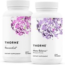 THORNE - Aging &amp; Menopause Support Bundle - ResveraCel & Meta-Balance - 30 a 60 Servimientos