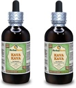 Kava Kava (Piper Methysticum) Glycerite, Dried Root Alcohol-Free Liquid Extract (Marca: HerbalTerra, Proudly Made in USA) 2x4 fl.oz (2x120 ml)