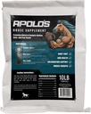 Greenfit APOLO'S 100% Natural Horse Supplement for Daily Feeding – Joint Support, Coat Shine & Strength ← Flaxseed, Quinoa, Chia ← 10 LB Bag