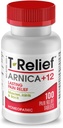 T-Relief Arnica +12 Activos Naturales - Fórmula de acción rápida de todo el cuerpo para hombres y mujeres - 100 Tabletas