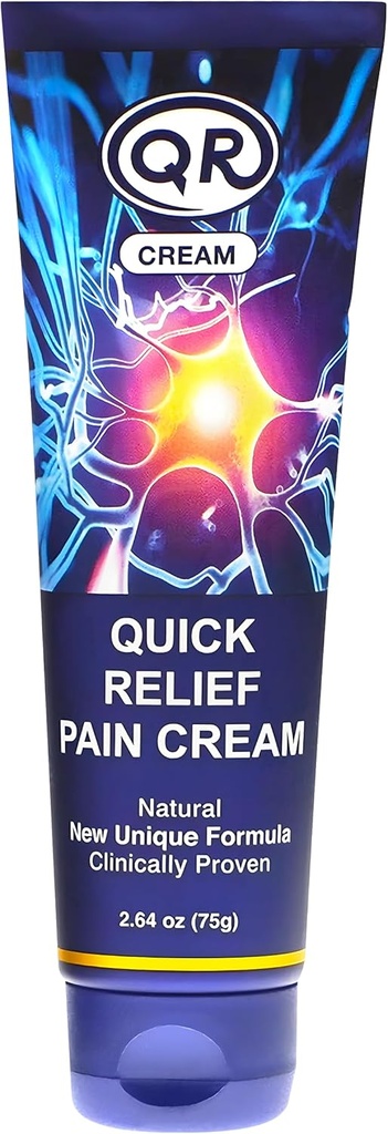 Crema de Dolor de Alivio rápido con Mannitol y Menthol Proporciona Alivio Efectivo para Neck, Back, Hombro, Wrist, Finger, Knee, Foot and Nerve Pain, o Itch, 2.64 oz