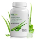 AloeCure Organic Aloe Vera Capsules, 130,000mg Inner Aloe Leaf Equivelant per Serving, Support Gut Health & Digestive Comfort, Stomach Acid Buffer, Natural Immune Supplement, Aloin Free, 60 cápsulas