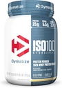 Dymatize ISO100 Hidrolyzed Protein Powder, White, Gourmet Vanilla, 25.6 Ounce