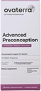 Ovaterra Advanced Preconception Vitaminas para Mujeres con DHEA 25mg, Choline 550 mg, Folate (Methylfolate) 1,010 mcg, Omega-3 DHA &amp; EPA 196 Capsules - 28 Day Supply
