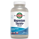 KAL Magnesium Taurate 400mg Plus CoEnzyme Vitamin B6, Chelated Magnesium Supplement, Muscle Function, Gluten Free, Vegan, 90 Serv, 180 Tablets