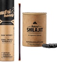 NATURAL SHILAJIT Capsules (1-2 Meses de suministro) 60 Conde " Shilajit Honey Sticks Resin Mixed with Raw Honey (30 Sticks)