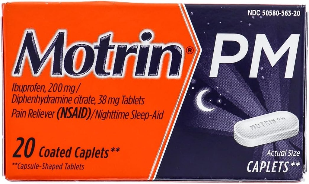 Motrin Ib Pm Caps Pack 2 Tamaño 20ct