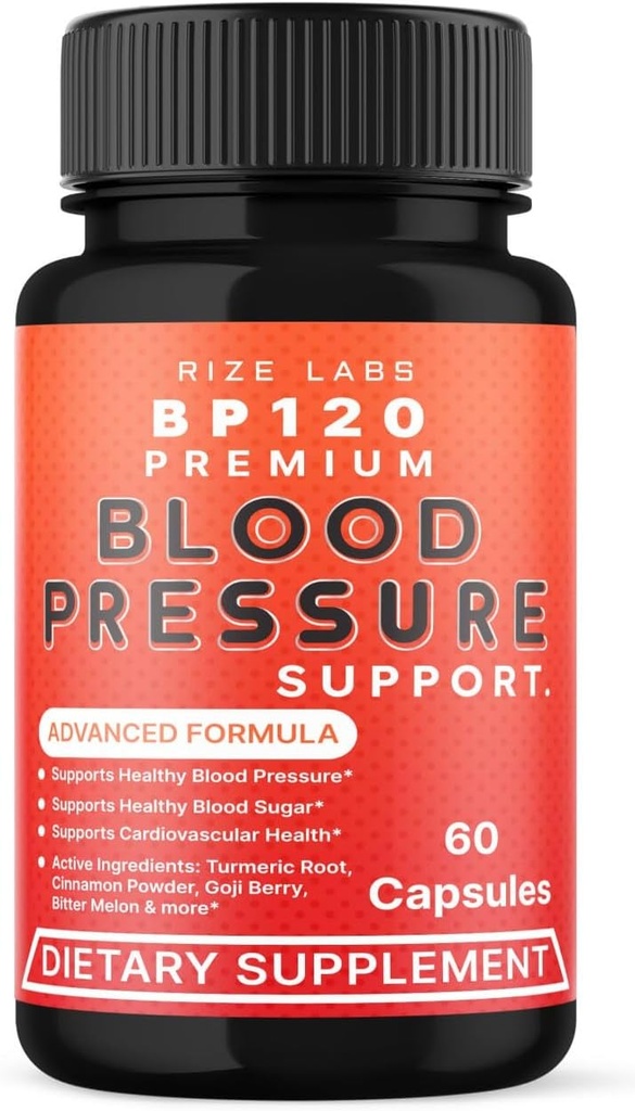rize labs BP120 Premium Dietary Supplement, BP120 Premium Tablets Supports Inflammation, BP120 Premium Strengthening Support Pills, BP120 Premium Maximum Strength Reviews (60 Capsules)