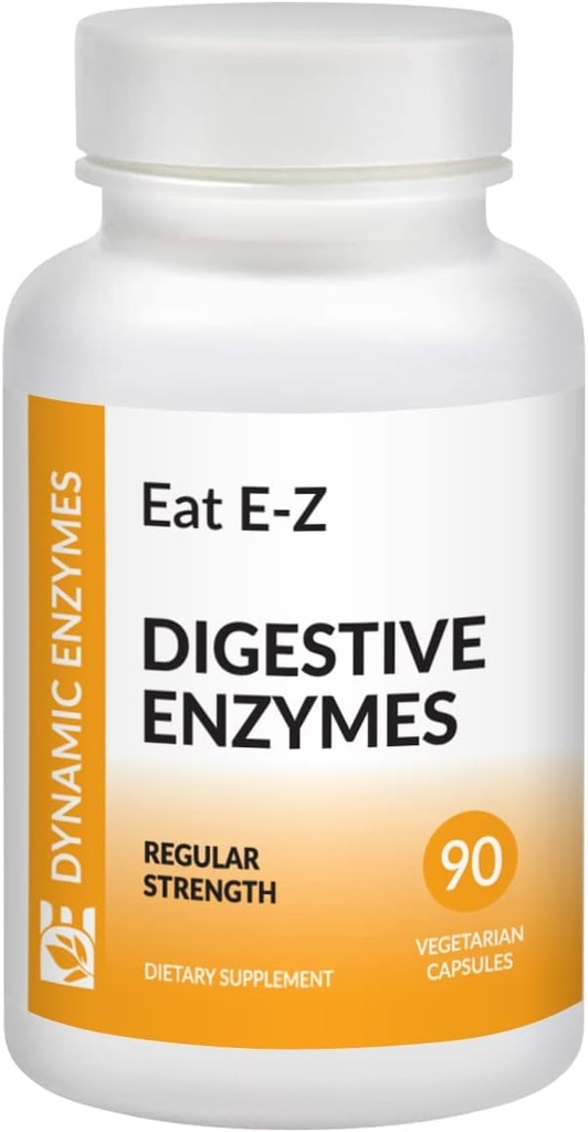 Come E-Z Digestive Enzymes (90 Cuenta) para Gut Health; Anti-Bloating; Digestive Enzyme for Immune Support
