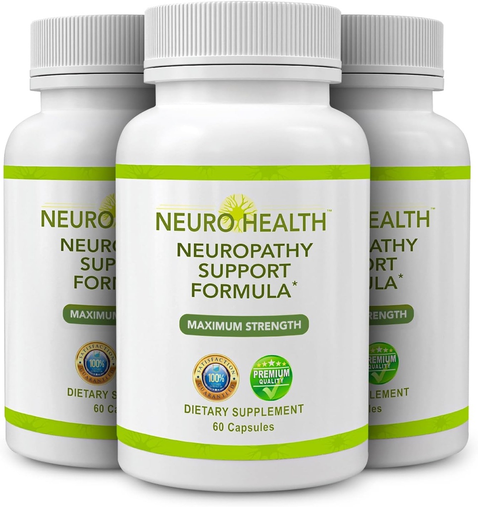 Nerve Support Formula for Neuropathy - Your Nerve Salvador Supplement with B Vitamins and Alpha Lipoic Acid - Rapid Absorption for Nerve Discomfort Relief - 180 Capsules