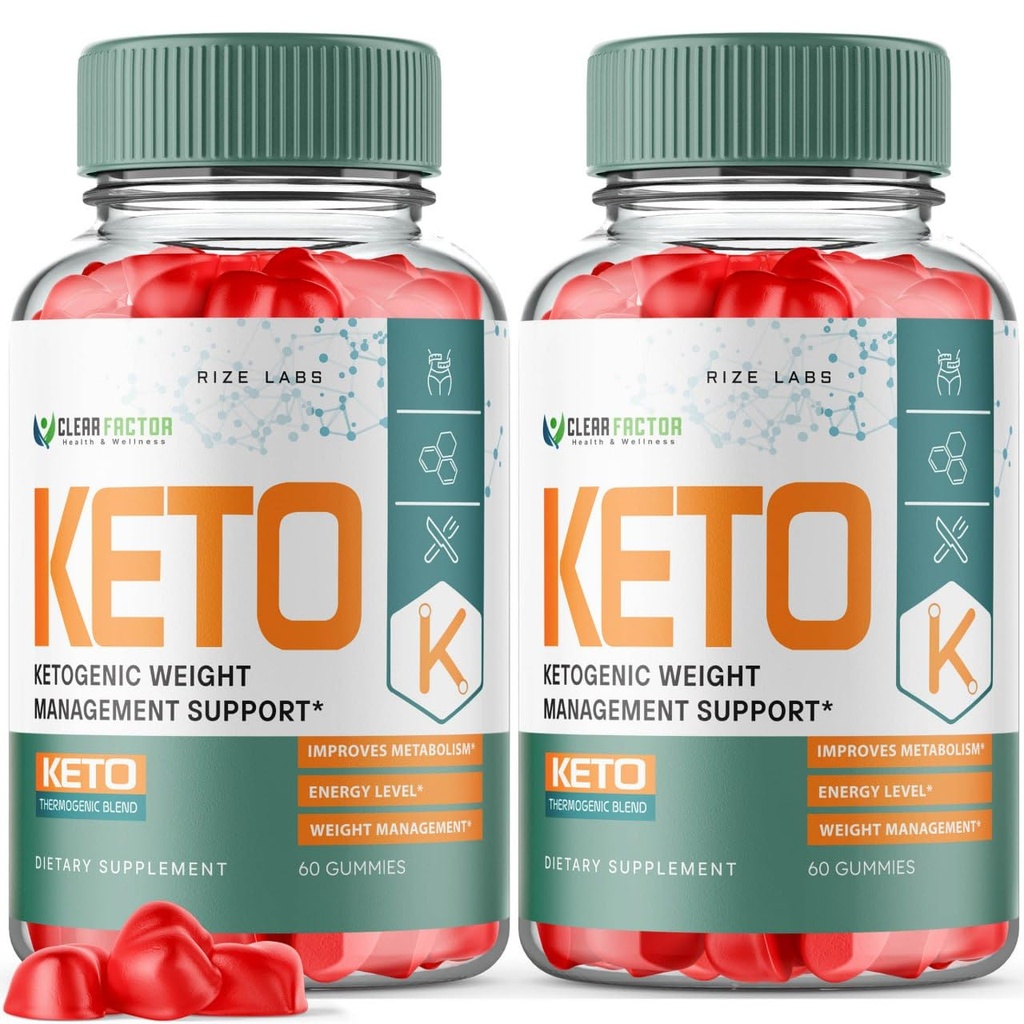 (2 Pack) Factor claro Keto ACV Gummies - Factor claro para la pérdida de peso avanzada, Keto + ACV Gummy, Clear Factor Suplemento de fuerza máxima, ClearFactor Gummies Comentarios (120 Gummies)