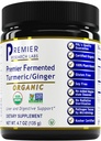 Premier Research Labs Premier Fermented Turmeric/Ginger Root - Probiotic Fermented Turmeric " Ginger Powder Suplemento, Active Curcuminoids, Herbal Supplement - 4.7 Oz