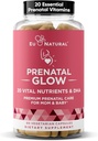 Vitaminas prenatales para las mujeres – 20 en-1 Nutrientes vitales para el embarazo saludable y el desarrollo fetal – ácido fólico " DHA vegano para el crecimiento del bebé " Un embarazo cómodo: 60 cápsulas de ruido
