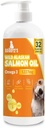 Aceite de salmón de Alaska para perros &amp; gatos - Omega 3 EPA DHA Fish Oil for Healthy Skin &amp; Coat, Joint " Bone Support, Alergy Relief, " Inflammation Defense - 32oz All-Natural Liquid Supplement