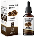 Turquía Tail Mushroom (Trametes versicolor) Drops ← Alcohol-Free Tincture Silencio Herbal Suplemento Silencio Vegan  2 fl oz Liquid Extract