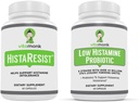 HistaResistTM Histamine Blocker for Histamine Intolerance and Low Histamine Probiotics - Fight Histamine Intolerance and Support Balanced Gut Health