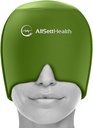 Migraine Relief Cap Ice Head Wrap Headache and Migraine Hat ← Headache Relief with Hot/Cold Gel Head Ice Pack with Face and Eye Headache Mask Compress