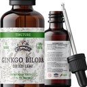Ginkgo Biloba Tintura Orgánica Ginkgo Biloba Extracto (Ginkgo Biloba) Hoja seca Herbal Suplemento 2 oz