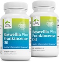Terry Naturalmente Boswellia Plus Frankincense Oil - Soporte Conjunto Suplemento de Apoyo Movilidad & Conjunto Confort - Soporte Salud Celular con Boswellia & Frankincense Oil - 60 Softgels (Pack of 2)
