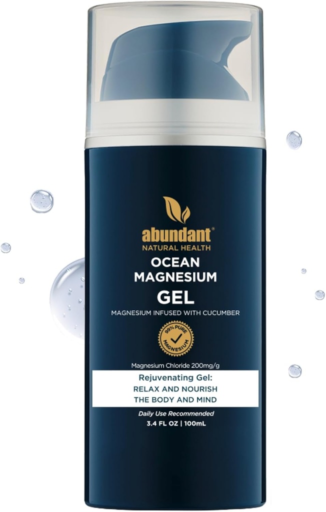 MAG I.C. Magnesium Gel con 10% de salicilato de trolamina para el alivio fuerte del dolor contra los dolores y los dolores, uso tópico, absorción efectiva y rápida, libre de fragancia, 100mL