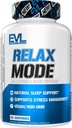 Evlution Nutrition RelaxMode - Natural Sleep Support - with L-Theanine, Valerian Root Extract &amp; More - Vegan &amp; Non-GMO - Suplemento dietético - 45 Servimientos - 45 Veggie Capsules