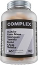 Complejo 7 - Reishi orgánico, Lions Mane, Cordyceps, Shiitake, Chaga, Maitake " Tremella for Immune Support, Focus " Energy ¦ Adaptogenic Nootropic Mushroom Supplement ← 60 Capsules