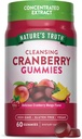 La verdad de la naturaleza Cranberry Gummies ← 60 Conde ← Vegan, No GMO &amp; Gluten Suplemento gratuito ← Cranberry Mango Flavor