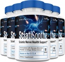 (5 Pack) SciatiSoothe Suplemento Pills, Sciati Soothe All Natural Brain and Cognitive Supplement Pills