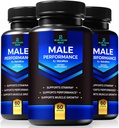 (3 Pack) Blue Vigor Max Pills for Hombre, All-Natural Formula for Male Fitness and Stamina, Premium Capsules for Daily Nutrition, Performance & Energy, Official Supplement for Man Reviews (180 cápsulas)