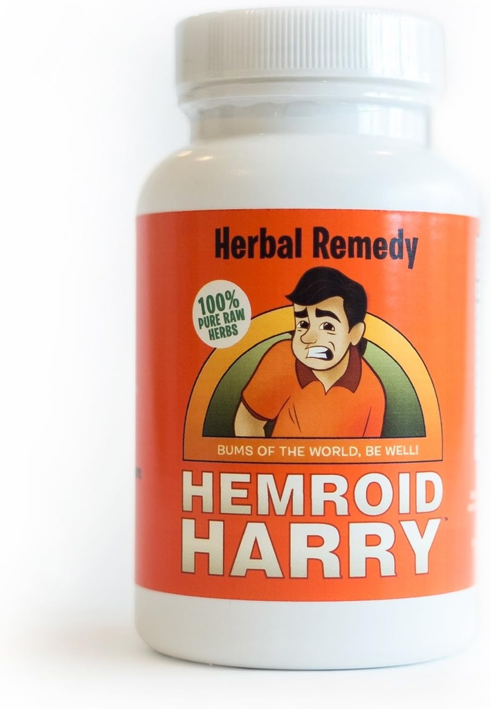 Hemroid Harry's Herbal Remedy, 30 Day (240 Count) - Tratamiento natural, píldoras