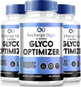 (3 Pack) Recarga Glyco Capsules, recarga Glyco-Optimizer para la salud y el bienestar, todo el soporte Glyco natural, optimizador oficial de Glyco, RechargeGlyco Reseñas (180 cápsulas)