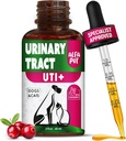 Tratamiento de la infección urinaria con arándano – Tratamiento de la UTI para perros para cuidado de la vejiga – Tratamiento de la UTI para los riñones – Apoyo preventivo para la salud renal en gotas – 2 Oz