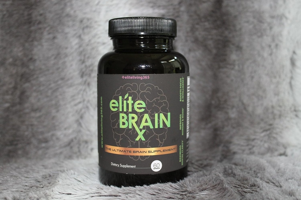 All Natural Brain Supplement – Increases Clarity, Improves Memory & Mood, Boosts Focus & Intelligence - Scientifically Formulated Nootropic for Cognitive Enhancement - Ginkgo Biloba - Elite BrainRx